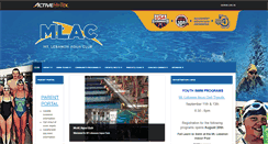 Desktop Screenshot of mlacswimming.com